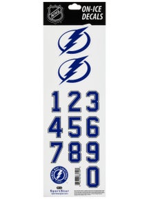 NHL Decal set  Tampa Bay Lightning White Helmet 