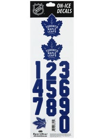 NHL Decal set  Toronto Maple Leafs White Helmet 