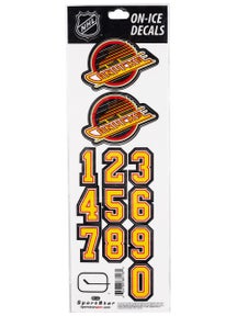 NHL Decal set  Vancouver Canucks White Helmet  Vintage