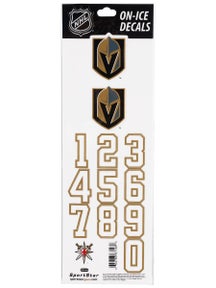 NHL Decal set  Vegas Golden Knights Black Helmet 