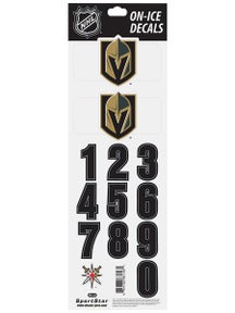 NHL Decal set  Vegas Golden Knights White Helmet 