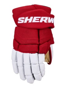 Sherwood Code NHL Team Stock Hockey Gloves - Detroit