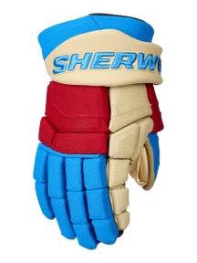 Sherwood Code NHL Team Stock Hockey Gloves - NYR
