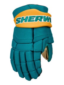 Sherwood Code NHL Team Stock Hockey Gloves - San Jose