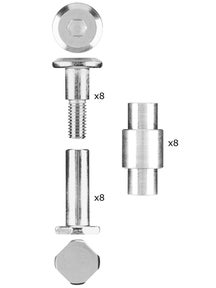 Sonic Universal Extender 6mm SQUARE Inline Axle Kit (8)