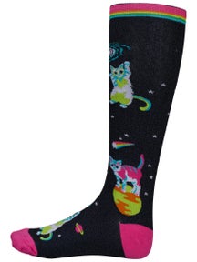 Sock It to Me Space Cats Stretch-It Knee High Socks