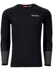 CCM Compression L/S Shirt w/ Cut Resistant Wrist Guards