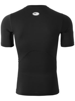 Under Armour Men's HeatGear Armour Short Sleeve Shirt - Black, XL