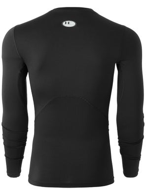 Under Armour Men's HeatGear Long Sleeve Compression Shirt-1361524-blue Sz  XL
