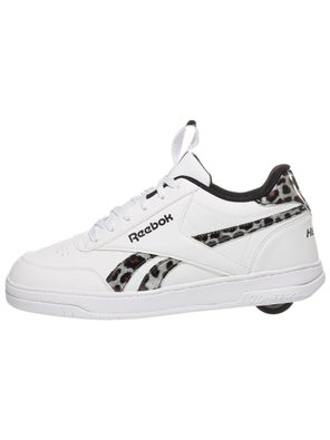 Heelys Reebok CL Court Low Shoes Wht/Blk/Snow Leopard Inline