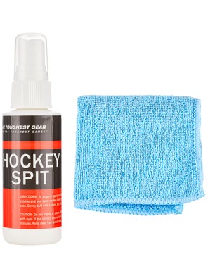 A&R Hockey Spit Anti Fog\Cleaner Spray - 2 oz w/cloth