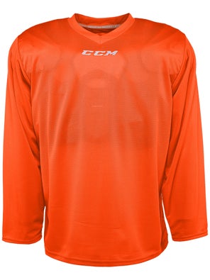 VTG CCM Goalie Style Jersey Blank Orange No 17 Adult