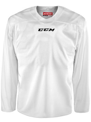 CCM Quicklite 60000 White/Black Custom Practice Hockey Jersey