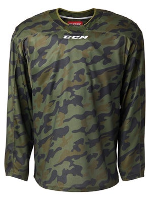 CCM Quicklite 8000 Camo Hockey Jersey - Adult - Green Camouflage - M
