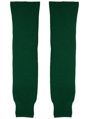 CCM S100P Solid\Knit Hockey Socks - Dark Green