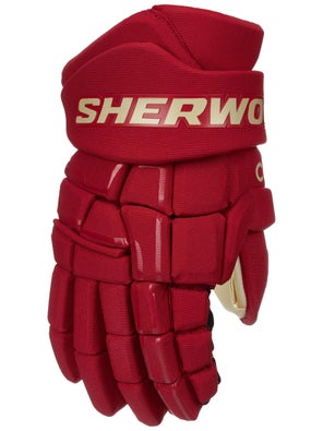 Sherwood Code NHL Team Stock\Hockey Gloves - Calgary
