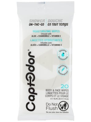 Captodor After Sports\Body Wipes (20 Count)