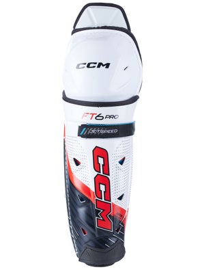 CCM JetSpeed FT6 Pro Hockey Shin Guards - Senior