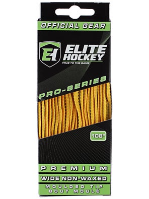 Elite ProSeries Prem Wide Hockey Skate Laces Unwaxed