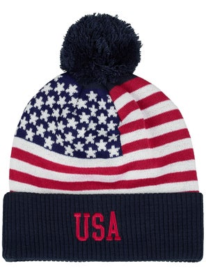 CCM 4 Nations Cup USA Pom Knit\Beanie - Senior