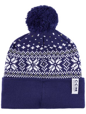 CCM Holiday Pom Knit Snowflake\Beanie - Senior
