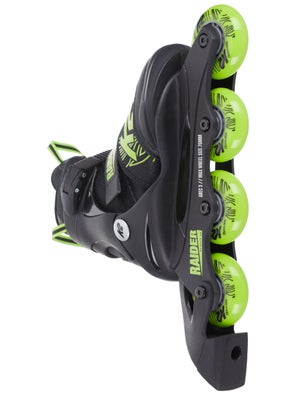 K2 ROLLER K2 RAIDER PRO PACK - Rollers Junior black/green - Private Sport  Shop