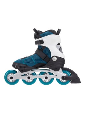 Patins à Roulettes K2 Alexis 84 Boa - Blanc/sarcelle - Taille UK 5.5 - Neufs