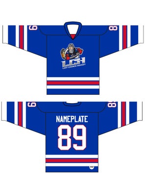  Custom New York Rangers Youth Hockey Jersey - Imprinted :  Sports & Outdoors