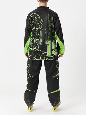 Pink/Green/White Ice Roller Hockey Jerseys Custom Design | YoungSpeeds