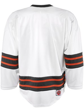 White Orange Black Jersey