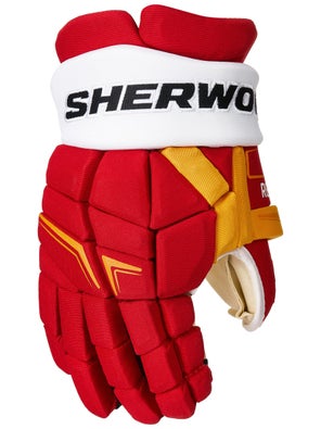 Sherwood Rekker NHL Team Stock Hockey Gloves-Calgary - Ice Warehouse