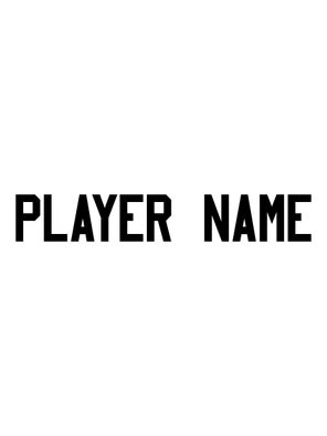  Custom Jersey Heat Press Name Color 