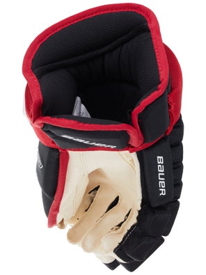 Bauer Supreme Ultrasonic - New Pro Stock Goalie Glove - (White/Red
