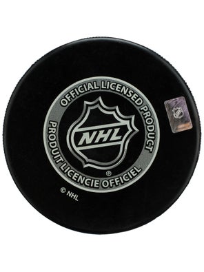 Original Six NHL Hockey Pucks with Team Logos 1958 to 1968