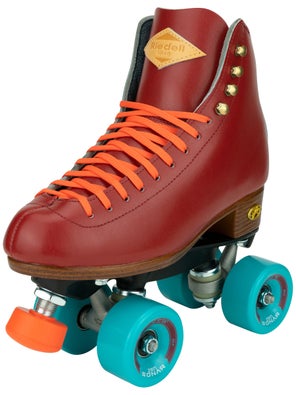 red roller skates