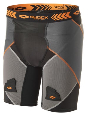 Shock Doctor X-Fit Cross Compression Hockey Jock Shorts - Ice