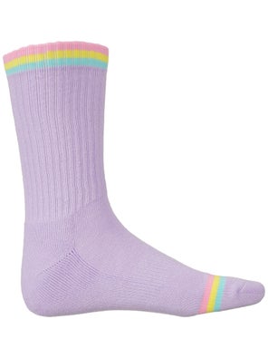 Sock It to Me Athletic Ribbed Crew Socks