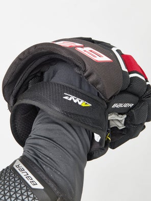 特価 Bauer UltraSonic Glove 13in 黒白（Bauer Supreme Ultrasonic 