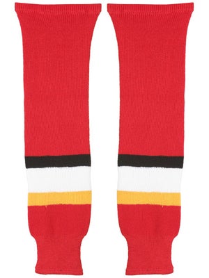 Download CCM S100P NHL Knit Hockey Socks - Calgary Flames - Ice ...