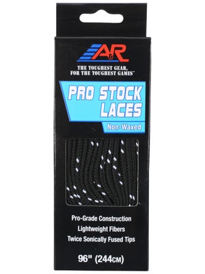 A&R Pro Stock Hockey Skate Laces Unwaxed - Ice Warehouse