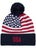 CCM 4 Nations Cup USA Pom Knit Beanie - Senior