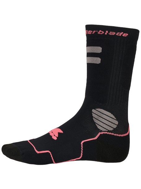 Rollerblade High Performance Skate Socks\Black/Coral