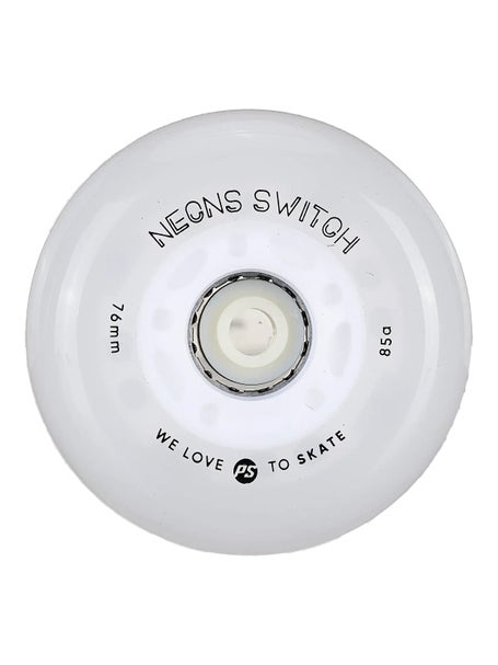 Powerslide Neons Switch 7-Color LED Wheel 72-80mm - 4pk