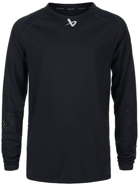 BLACK ELITE LONG SLEEVE COMPRESSION SHIRT - Elite Sport