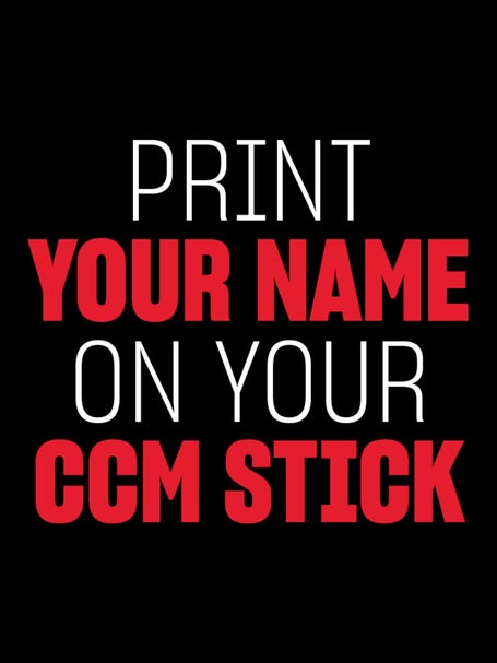  CCM Hockey Stick Custom Name Bar
