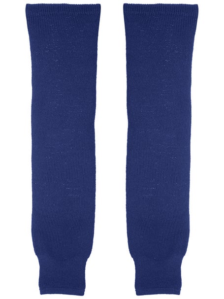 CCM S100P Solid\Knit Hockey Socks - Royal