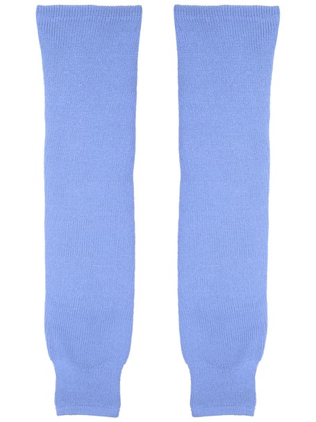 CCM S100P Solid\Knit Hockey Socks - Sky Blue