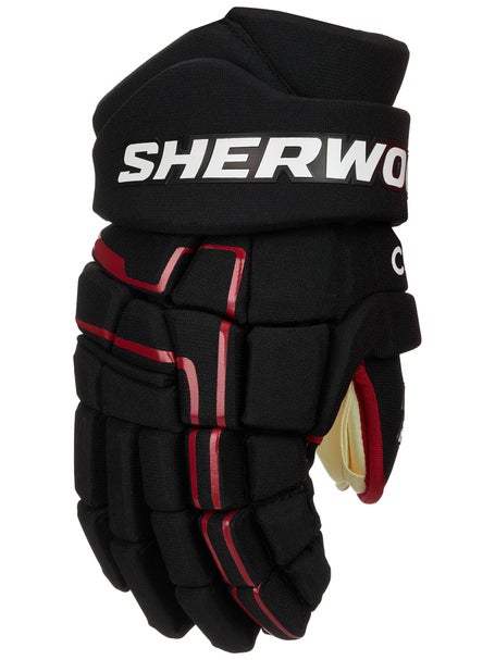 Sherwood Code NHL Team Stock\Hockey Gloves - Chicago