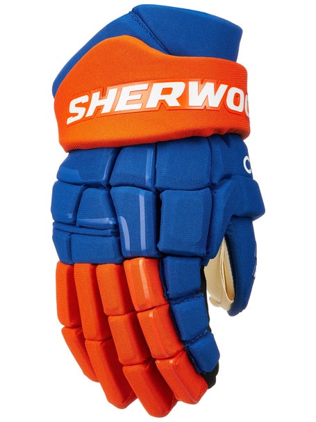 Sherwood Code NHL Team Stock Hockey Gloves - NYI