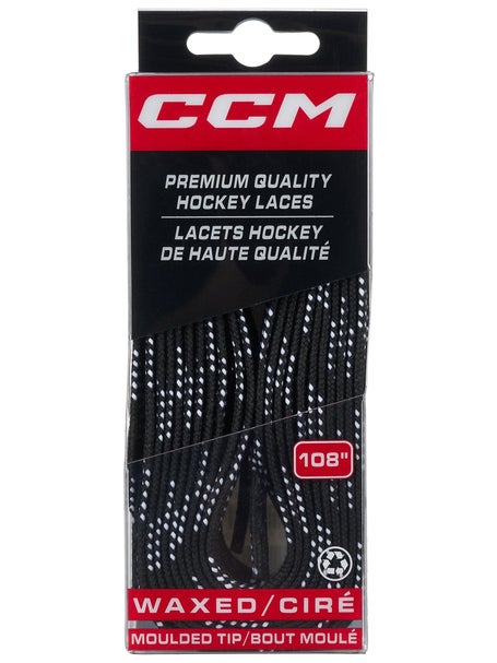 CCM Molded Tip Hockey Skate Laces Waxed